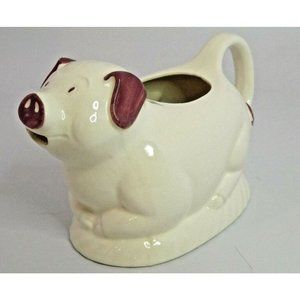 Vintage HIMARK County Fare Ceramic Pig Creamer/Planter 16OZ Size Made in Japan